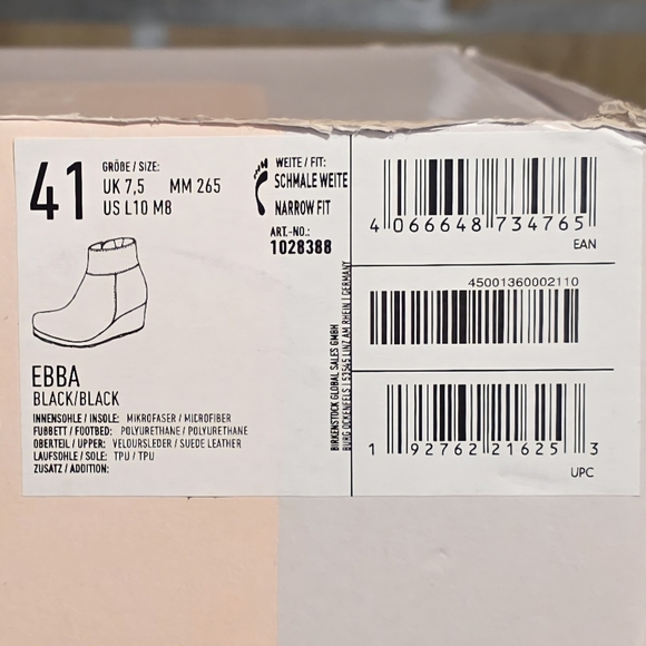 Papillo Ebba Suede Boot, Black, Narrow Fit - Picture 10 of 12